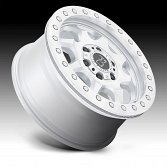 Black Rhino Venture Beadlock Machined Silver Custom Truck Wheels 2